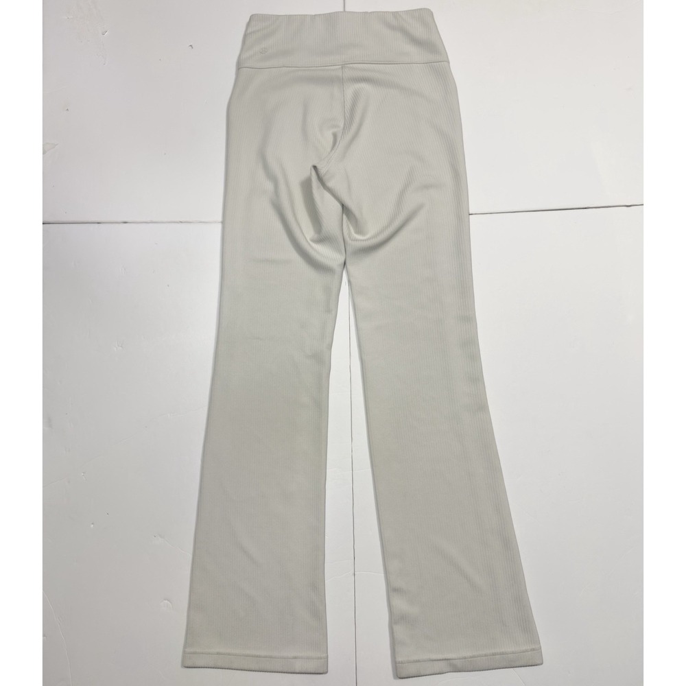 Lululemon Women's Ribbed Softstreme Flared Pant Stretch Size 4 Bone LW5GVK Yoga - Picture 13 of 14